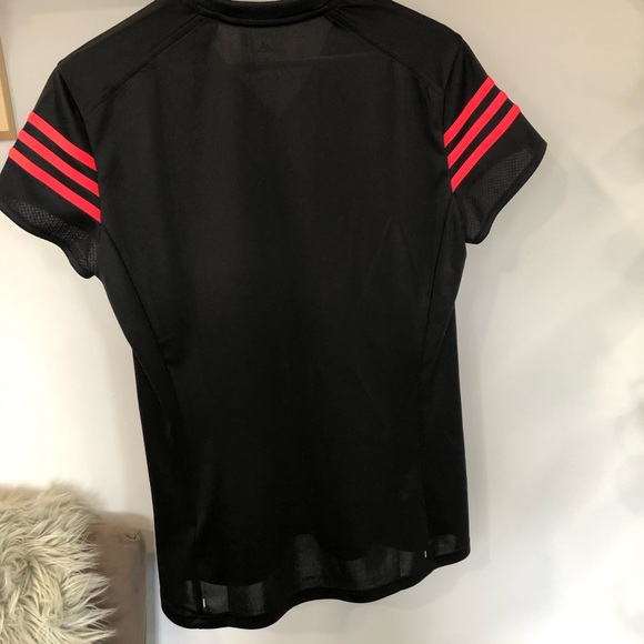 ADIDAS Black Running Climalite Shirt Large - Picture 6 of 9